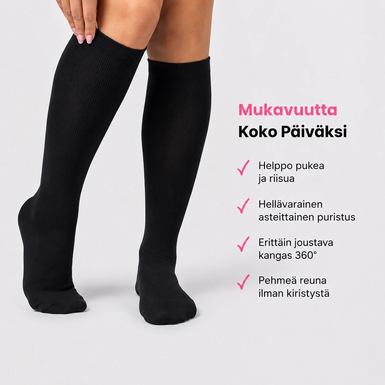 NordicFlow™ Mukavat Kompressiosukat