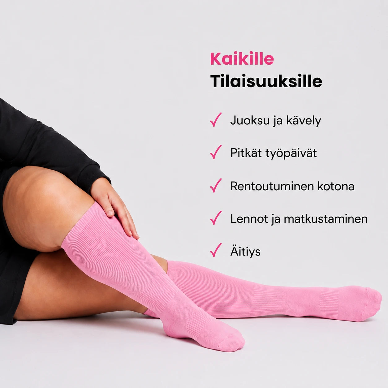 NordicFlow™ Mukavat Kompressiosukat